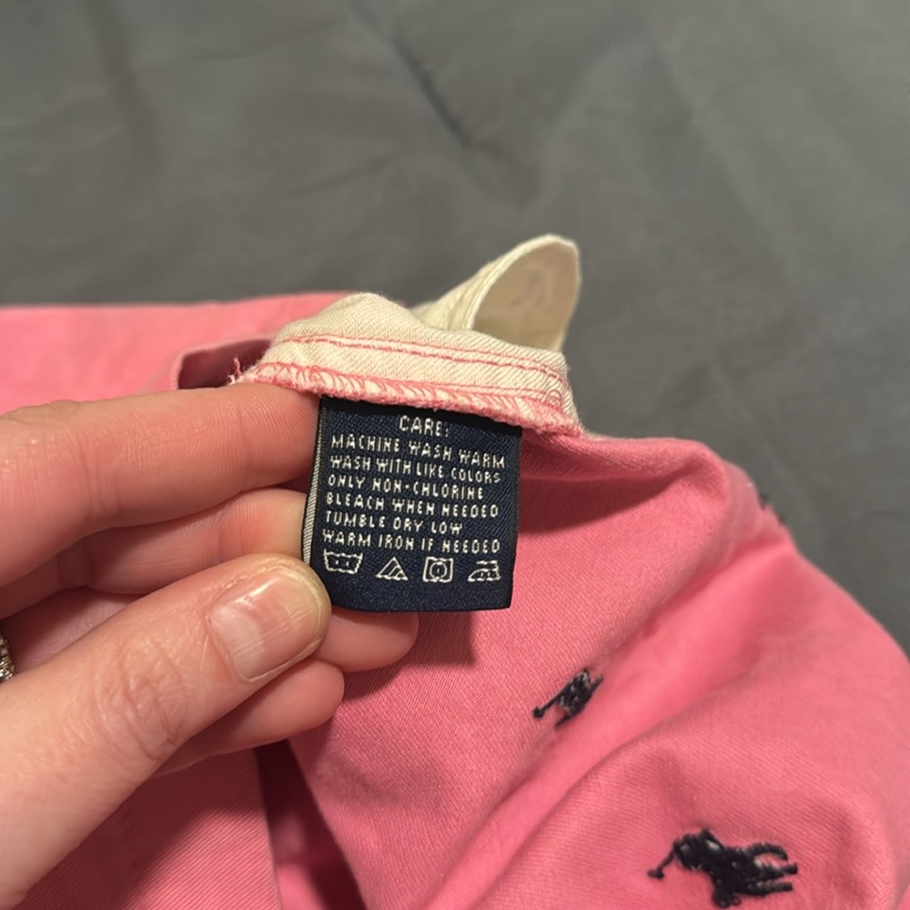 Vintage Polo Ralph Lauren Sport Skirt Womens 8 Pink Embroidered Pony Preppy 32" - Picture 4 of 4